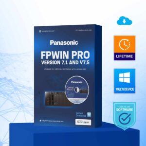 Panasonic FPWIN Pro Version 7.1 and V7.5 Upgrade PLC (Official) Software With License Key Instant Download